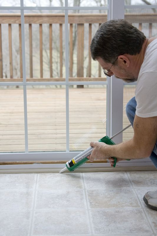 Close-up of Doggie Door Seal